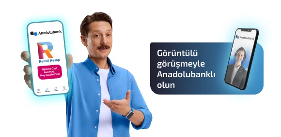 Görüntülü görüşme ile Renkli Hesap açın, her gün kazanın.