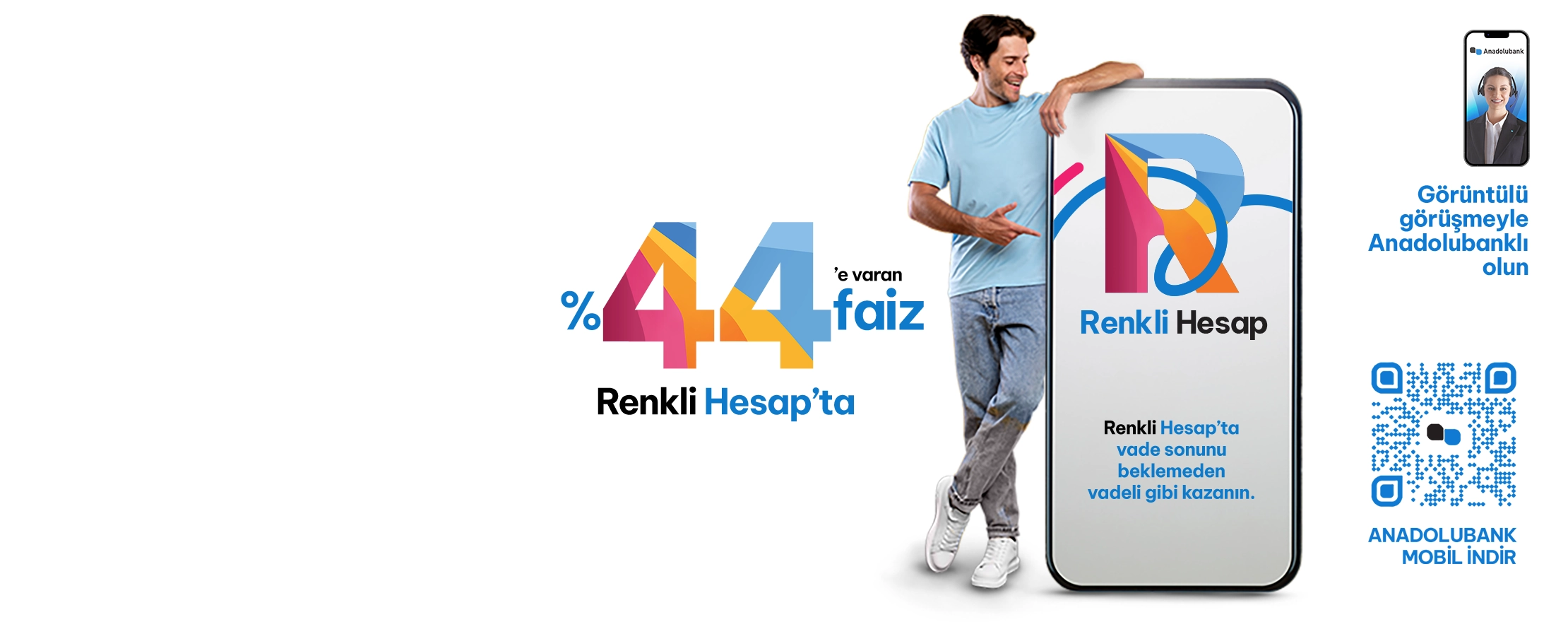 Görüntülü Görüşme ileRenkli Hesap açın,her gün kazanın.